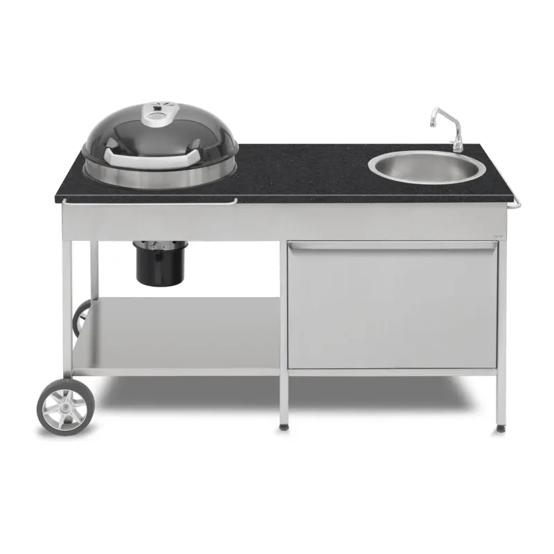 Contura Steel Underdel 16 Granit Med Skuffe 304 Stål Inkl  Grill