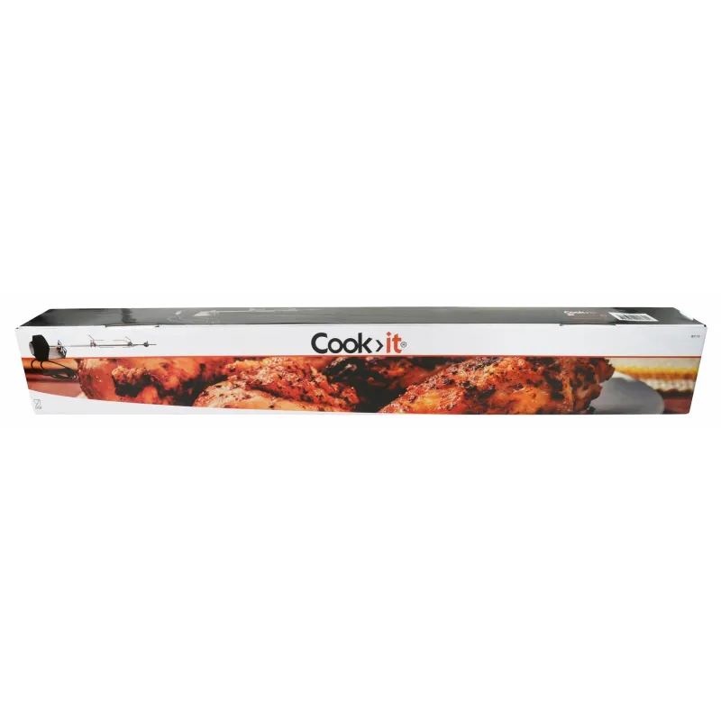 Cookï It Rotisseri Til   Og   Brænders Gasgrill Med 10ã 10 Mm Spyd Rustfri