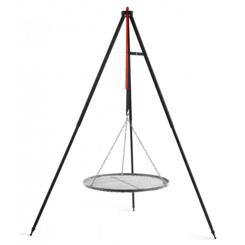 Cook King 160 Cm Trefodsgrill Med 50 Cm Grillrist   Rustfrit Stål