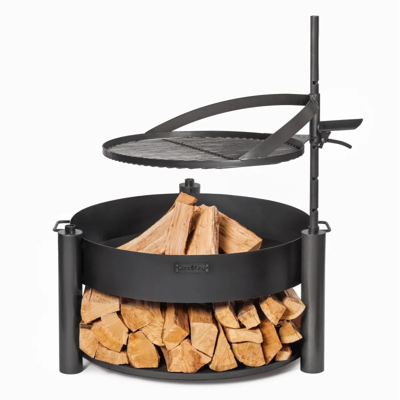 Cook King   Montana Xâ  80 Cm Havebålfad Med Grillrist