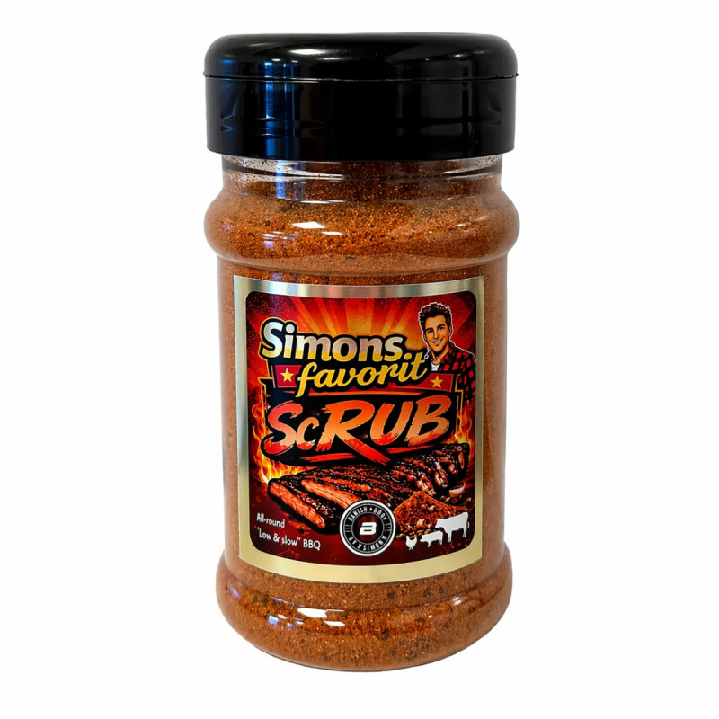 Danish Bbq   Simon Favorit Scrub 210g