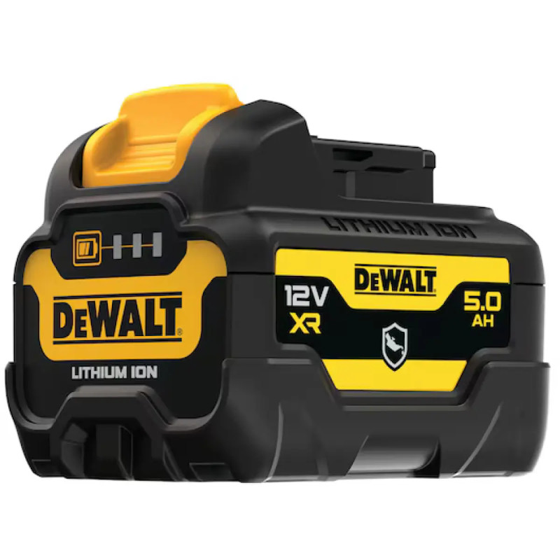 Dewalt 12v Xr 5ah Batteri Med Gfn Gummibelægning   Dcb126g-xj
