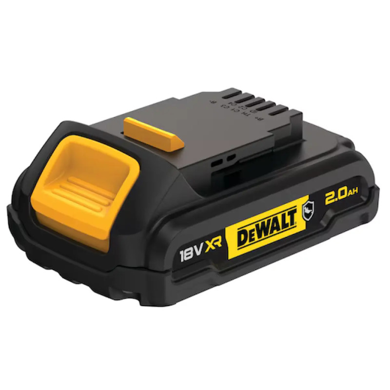 Dewalt 18v Xr 2ah Batteri Med Gummibelægning Gfn   Dcb183g-xj