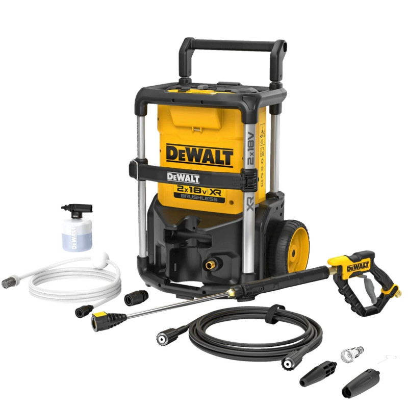 Dewalt 2x18v Xr Højtryksrenser 110 Bar   Solo   Dcmpw1600n-xj