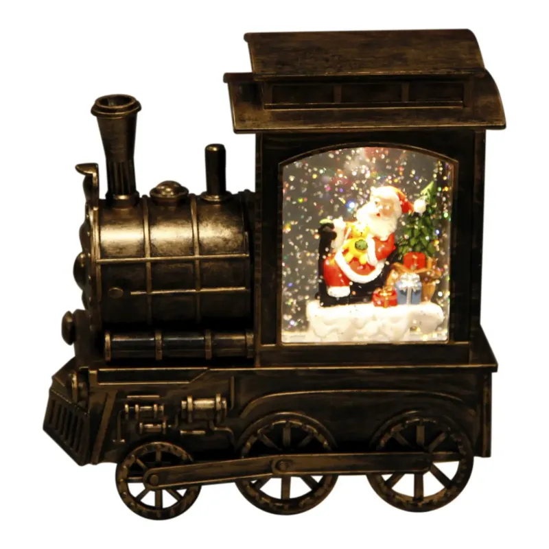 Dga Glitterlanterne Tog    Musik  Bronze   8x17x16 5cm 25091007