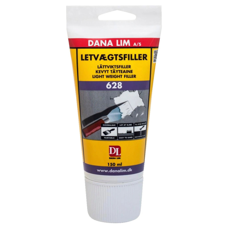 Dl Letvægtsfiller 628 Hvid 7766