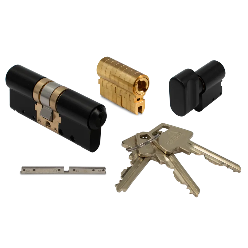 Dråbecylinder Universal Cyl Vrider Noir Kan Forlænges Op Til 20mm På Hver Side