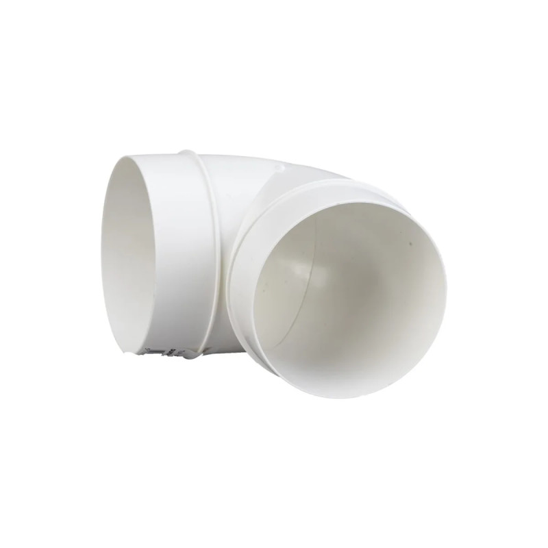 Duka Bøjning 90 Gr Hvid ø100mm 127152