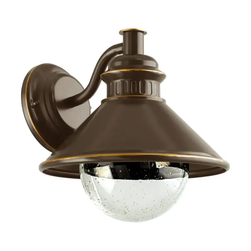 Eglo Albacete Ude Væg Brun Kobber Klar Udendørslampe 96262