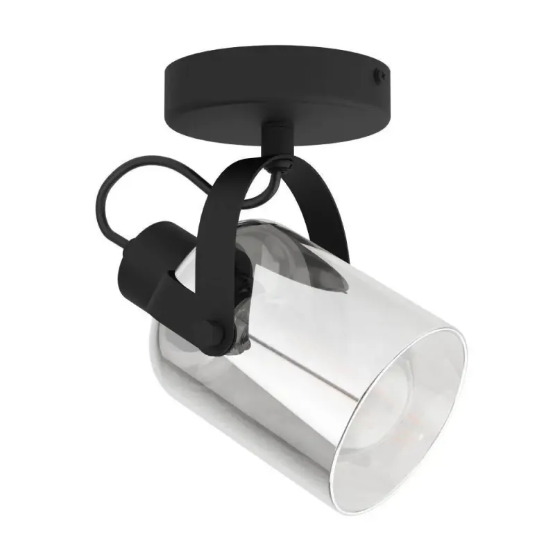 Eglo Berregas Spot E27 Sort Røg Spotlampe 99052