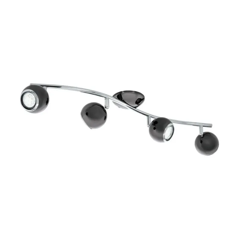 Eglo Bimeda Spot 4x3w Sortkrom Spotlampe 31008