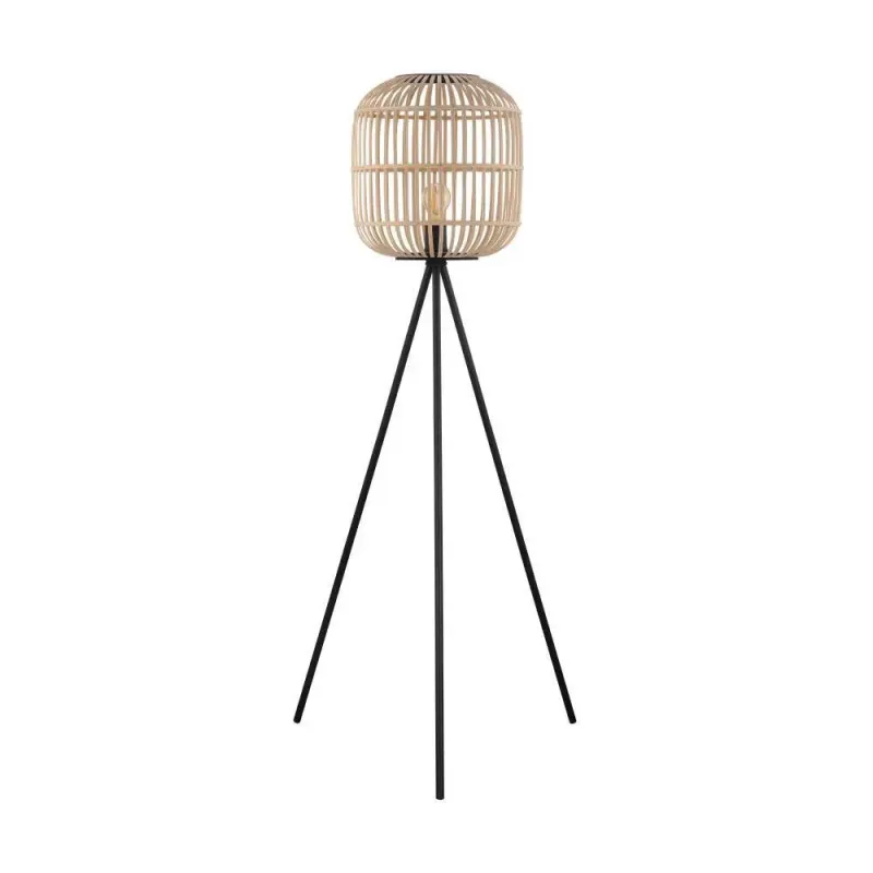 Eglo Bordesley Gulv H1390 Bambus Gulvlampe 43219