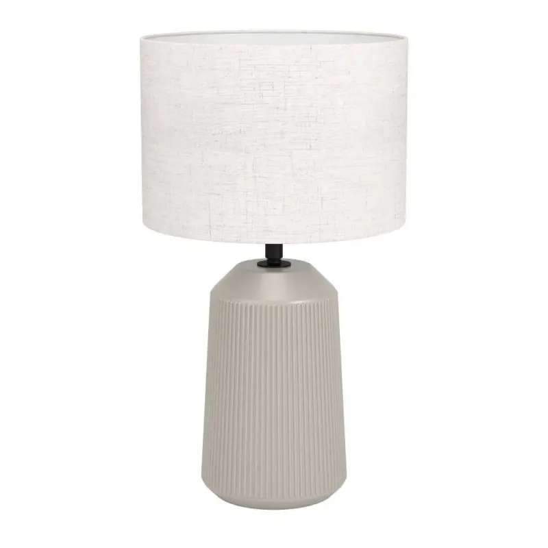 Eglo Capalbio Bord E27 Sand Hvid  Bordlampe 900823