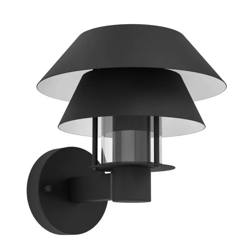 Eglo Chiappera Ude Væg E27 Sort Klar  Udendørslampe 900287