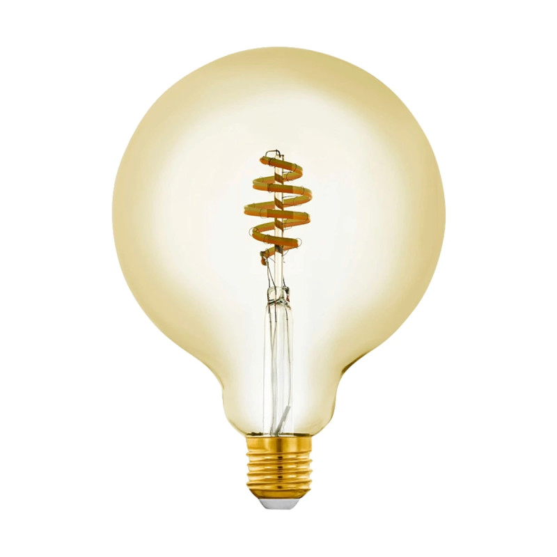 Eglo E27 Led-  G125 Spiral   9w 360lm 2200-6500k Amber Lyskildelampe 12245