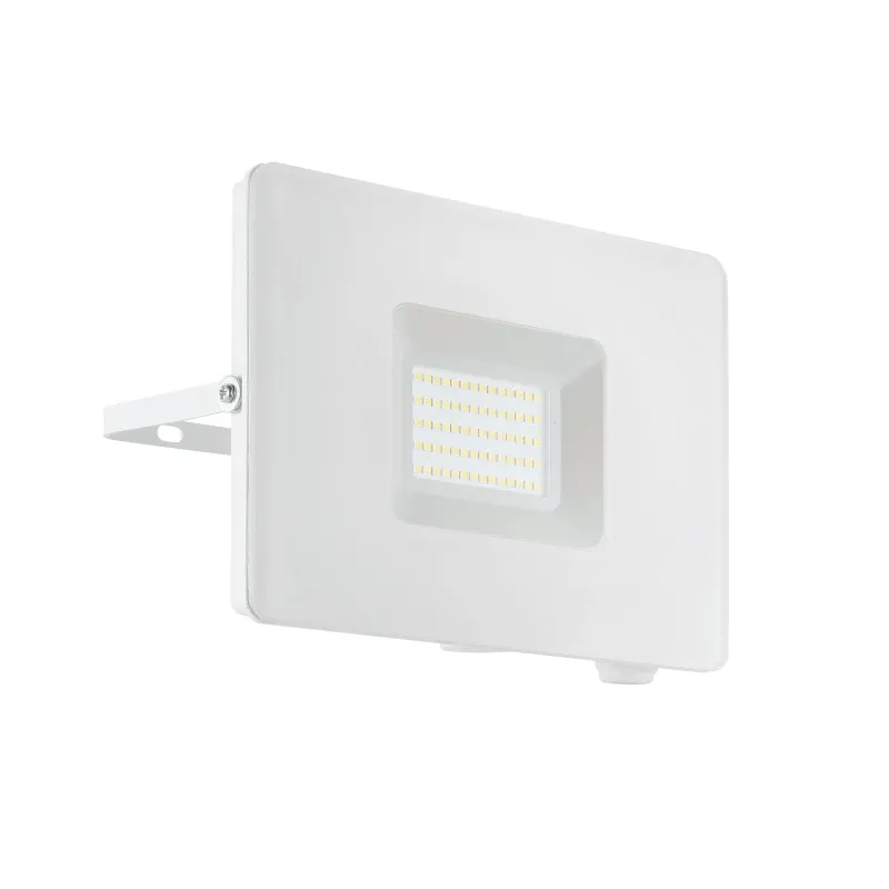 Eglo Faedo   Ude Projektør 50w Ip65 Hvid Udendørslampe 33155