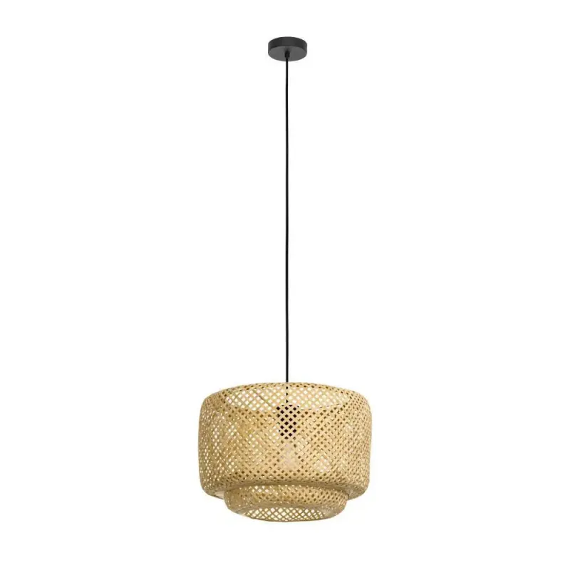 Eglo Hettonle Pendel E27 ø420 Natur Pendellampe 43868