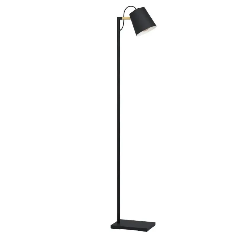 Eglo Lacey Gulv E27 H1595 Sort Creme Gulvlampe 43614