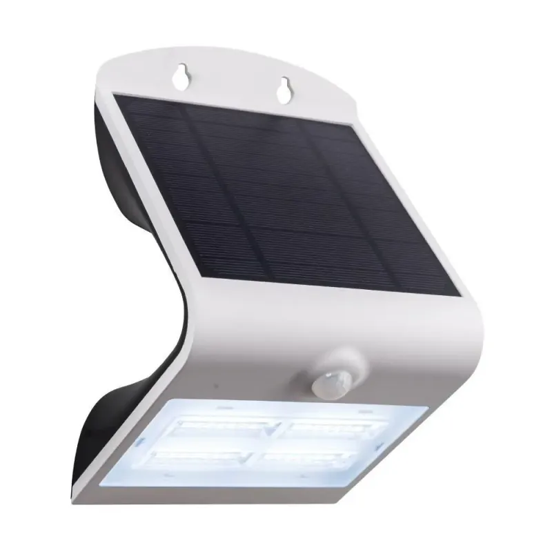 Eglo Lamozzo Solcelle Væg Sensor 440lm 2000mah 3000 4000 6000k Ip54 Hvid Solcellelampe 98757