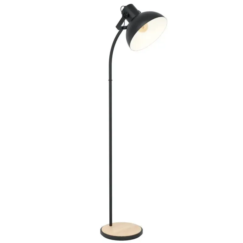 Eglo Lubenham Gulv E27 H1600 Sort Gulvlampe 43166