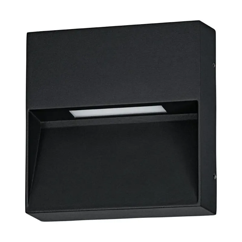 Eglo Maruggio Ude Væg 150x150 Cct   8w 520lm Ip65 Sort Udendørslampe 900889