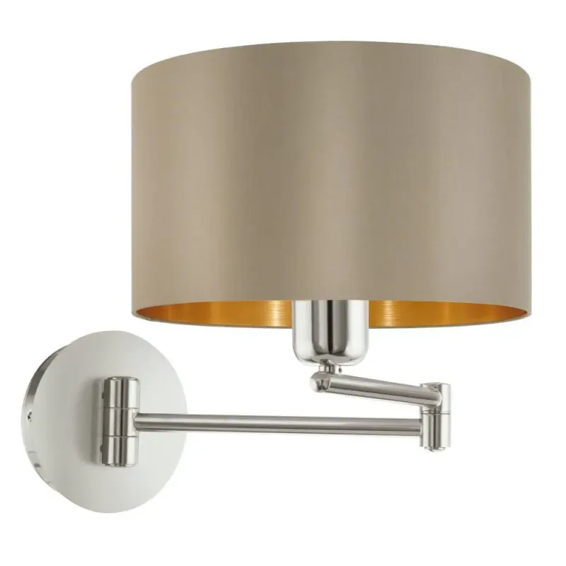 Eglo Maserlo Væg Taupe Væglampe 95055