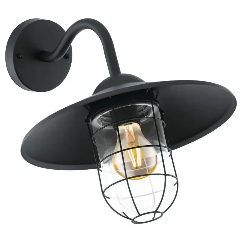 Eglo Melgoa Ude Væg Sort Udendørslampe 94792