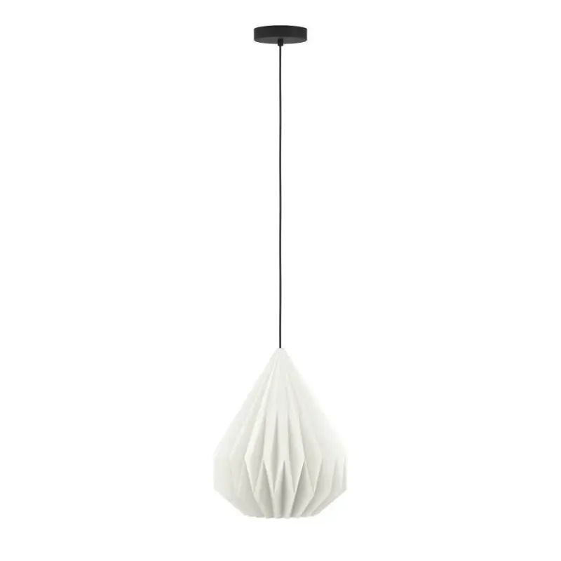 Eglo Minting Pendel E27 ø300 Sort Hvid  Pendellampe 43932