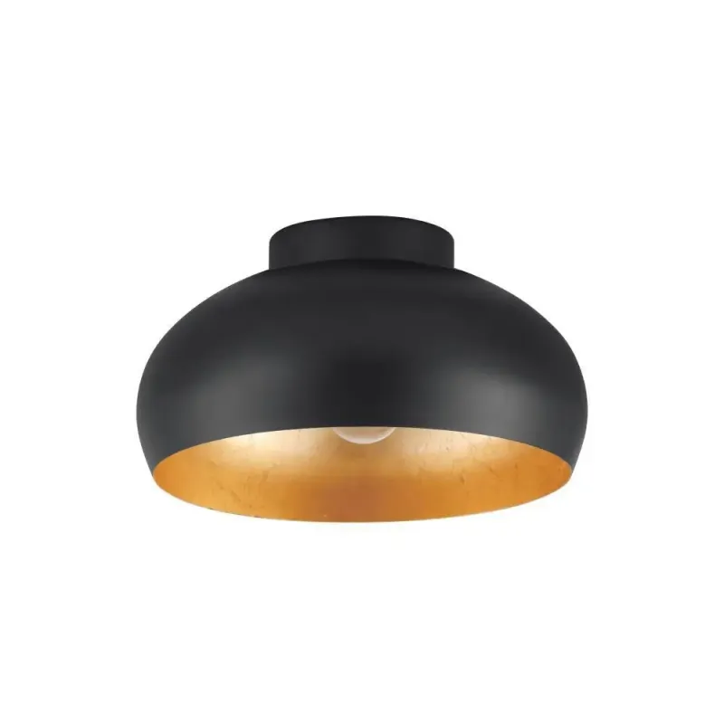 Eglo Mogano   Loft E27 ø280 Sort Guld Loftlampe 900554