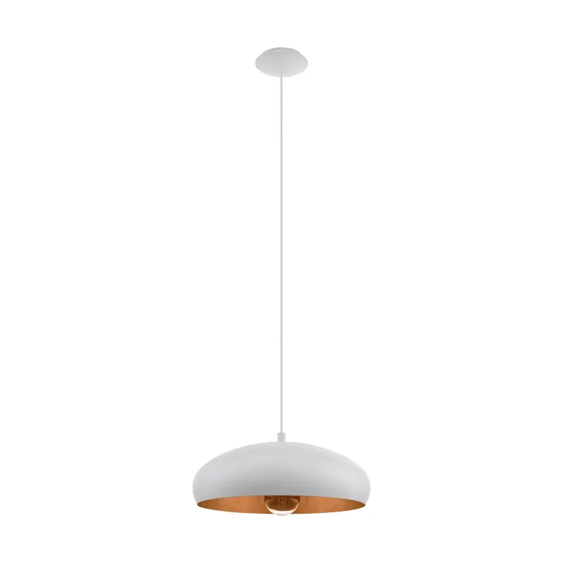 Eglo Mogano Pendel Hvid Kobber Pendellampe 94606