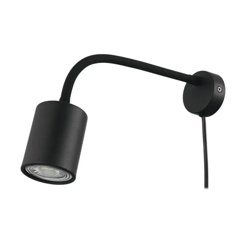 Eglo Portella Spot Flex Gu10 400lm Sort Spotlampe 33673