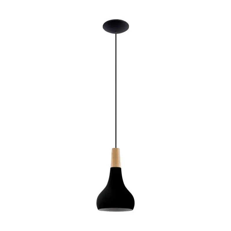 Eglo Sabinar Pendel E27 ø180 Sort Pendellampe 900161