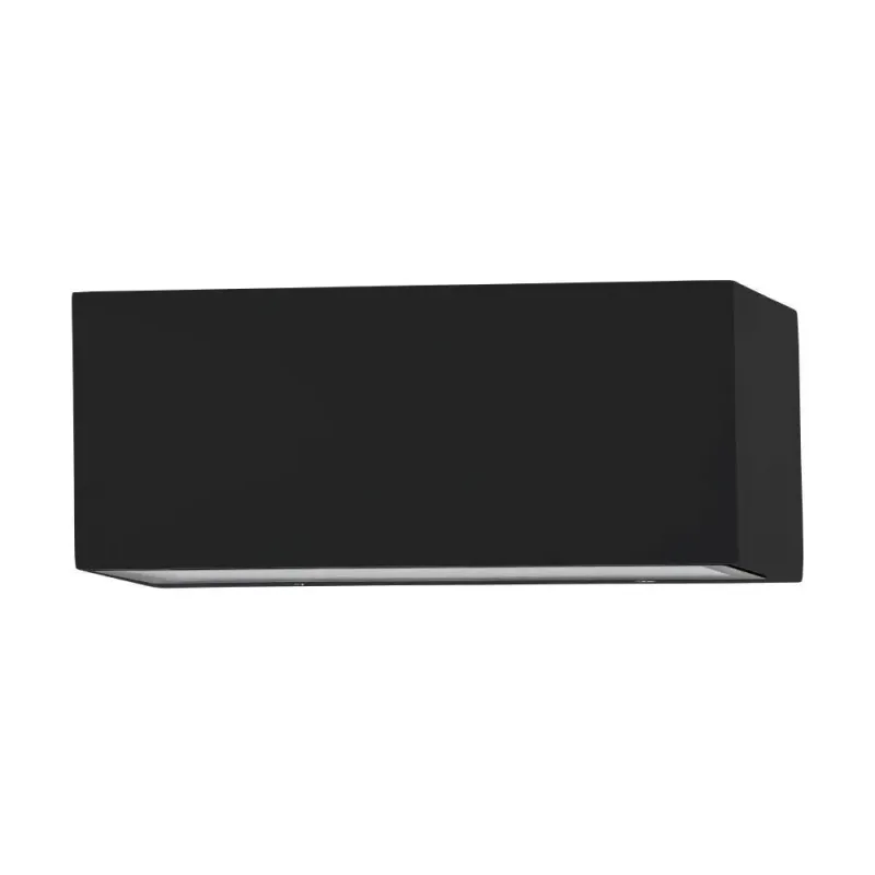 Eglo Spongano Ude Væg L185 Cct 2x5w 1200lm Ip65 Sort Udendørslampe 900885