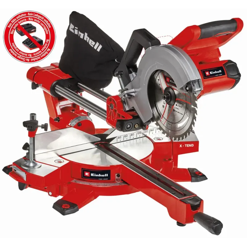 Einhell Te-sm 36 210 Li Akku Kap -geringssav   Udtræk   Batteri Og Lader
