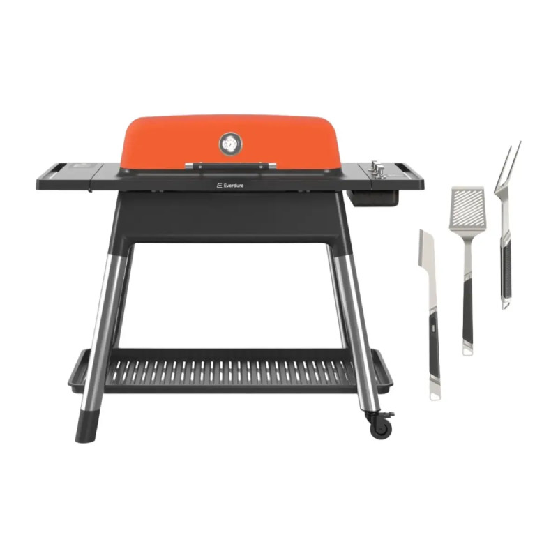 Everdure Furnace Gen Iii Gasgrill Orange Inkl  Premium Toolkit