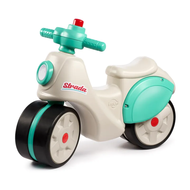 Falk Strada Første års Scooter Cremfarvet Og Grøn 808-014