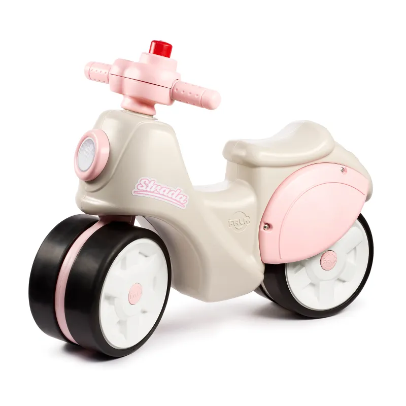 Falk Strada Første års Scooter Cremfarvet Og Rosa 808-015