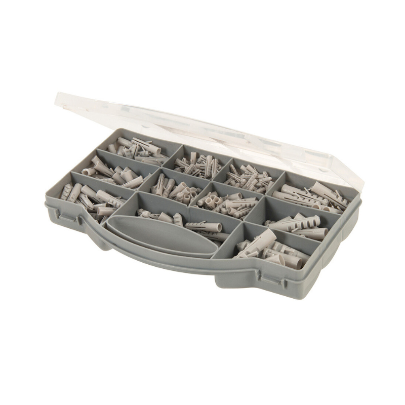 Fixman Rawplugs   Dybel Sortimentbox 330 Stk