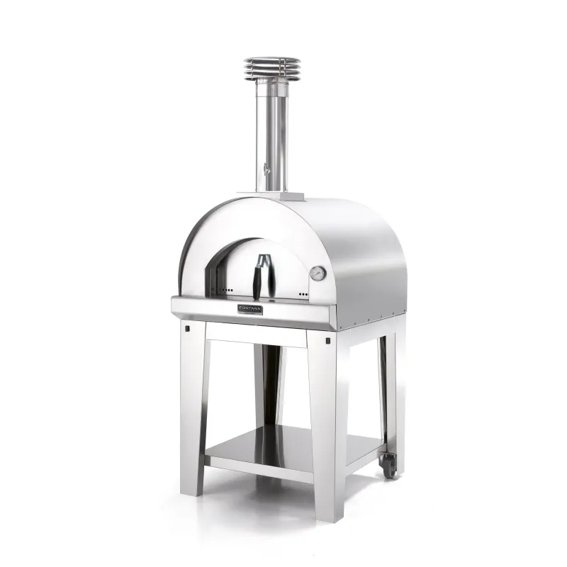 Fontana Forni Margherita Inox Pizzaovn Med Vogn