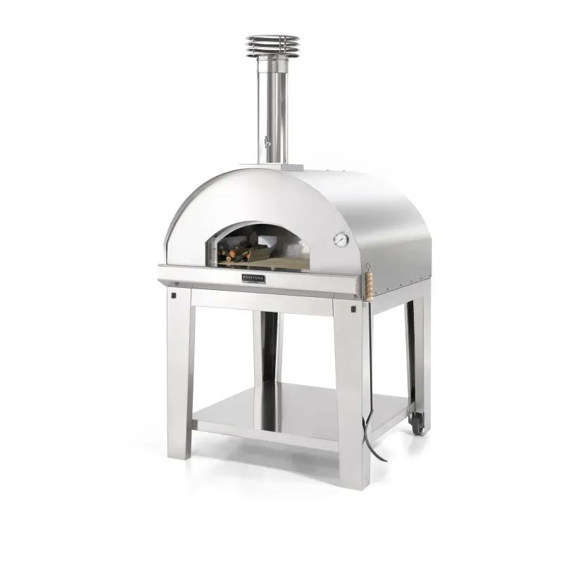 Fontana Forni Marinara Inox Pizzaovn Med Vogn