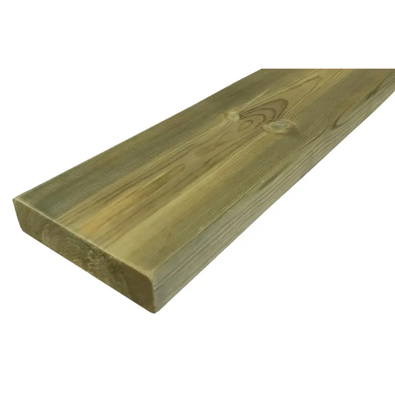 Frøslev Select Terrassebrædder   Grøn Tryk Imprægneret 32x125 Mm  26x118