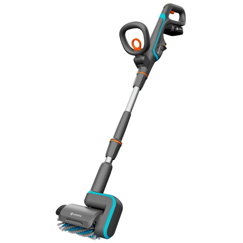 Gardena Batteridrevet Overfladerenser Aquabrush Patio 03 18v  Sæt 14841-20