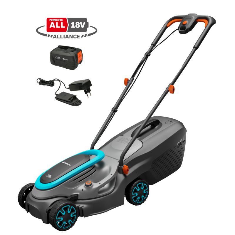 Gardena Batteridrevet Plæneklipper Powermax 32 18v  Sæt 14632-20