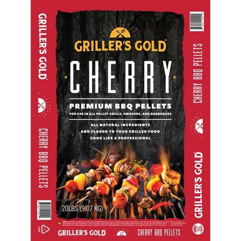 Griller   Gold Cherry Træpiller   Kg