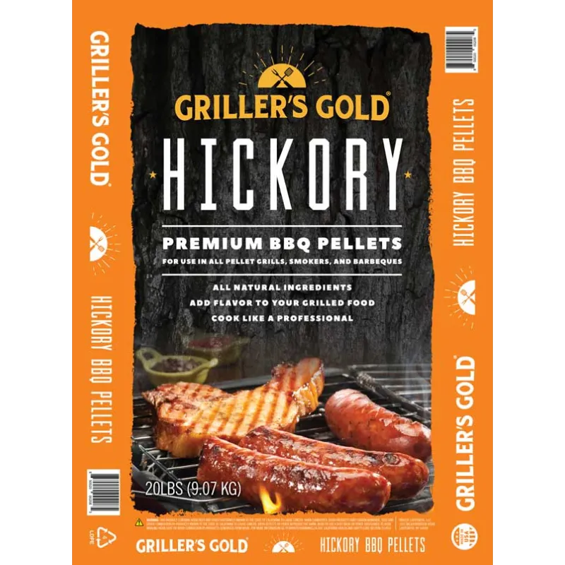 Griller   Gold Hickory Træpiller   Kg