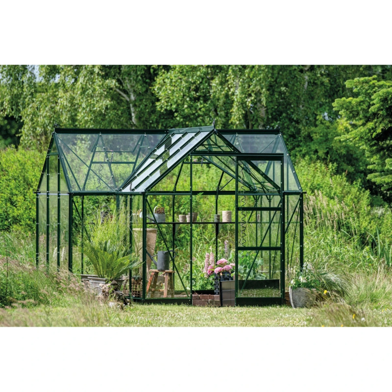 Halls Icon Gardenhouse          Mâ        10  Grøn     Mm Hærdet Glas