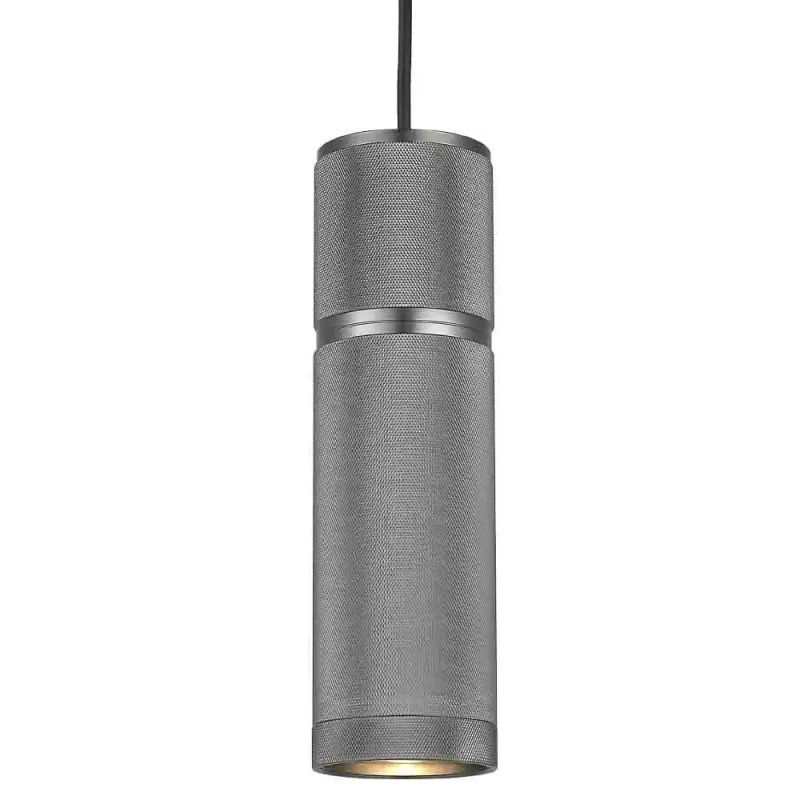 Halo Design Halo- The Pendant Cylinder Pendel   Metal Gun Black ø12   5m Kabel