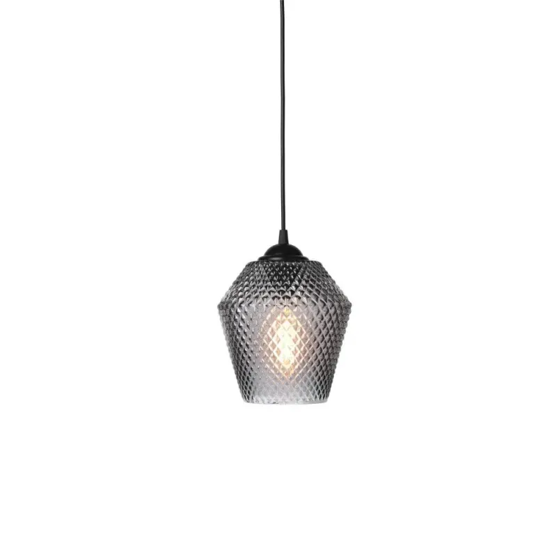 Halo Design Nobb Edgy Pendel ø17 Smoke