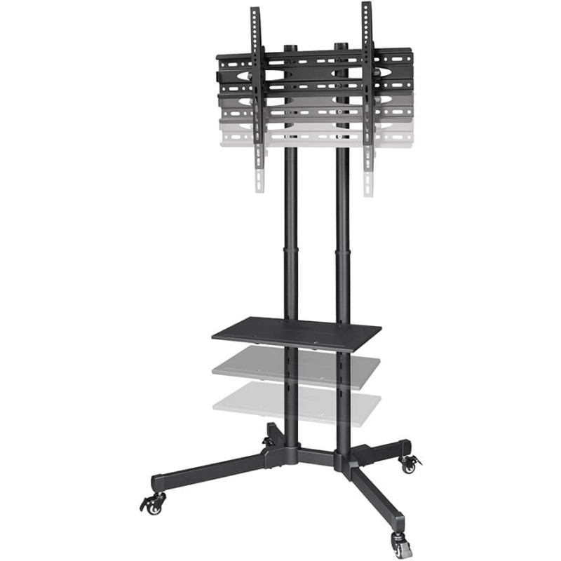 Hama Tv-stand Trolley Up To 75  Sort Tv-stander På Hjul