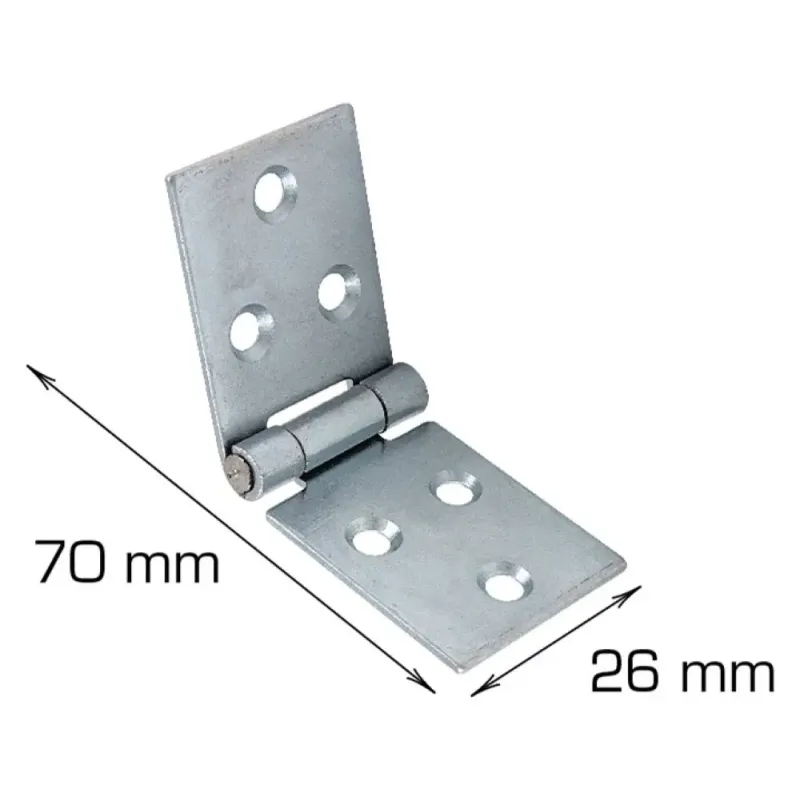 Home It Bladhængsel Med Skruer 26   70 Mm Elforzinket   Stk